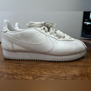 White Nike Cortez Sneakers